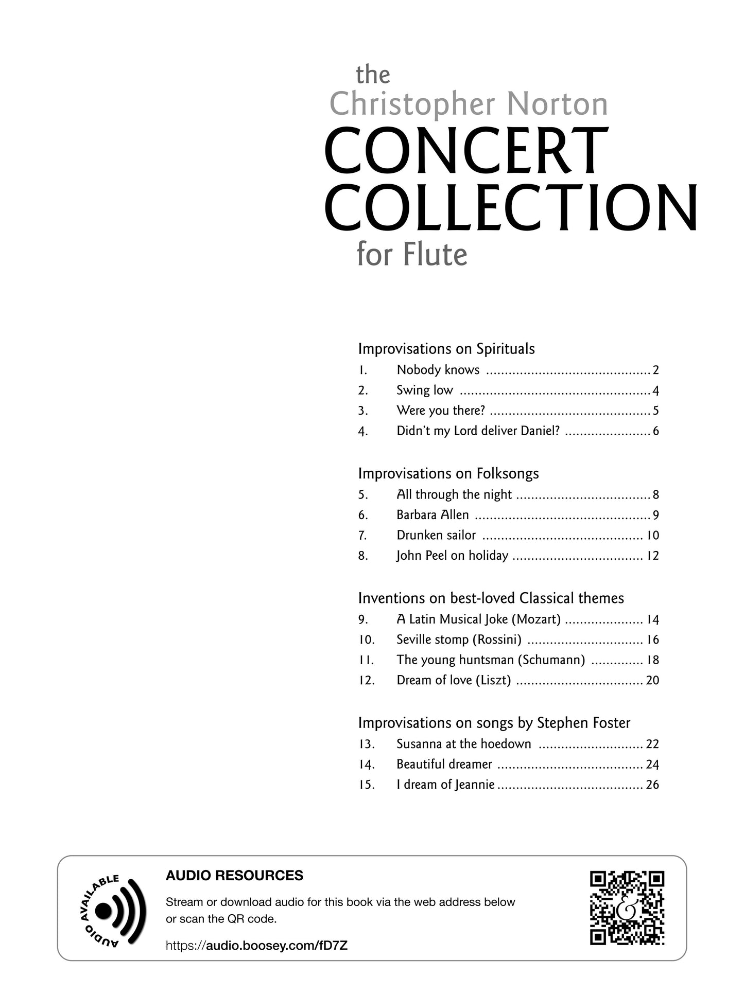 The Christopher Norton Concert Collection for Flute