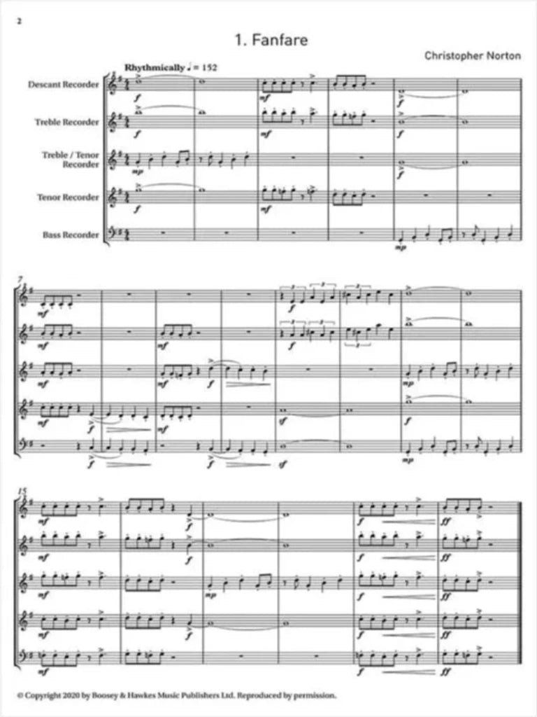 Selection From Microjazz Duet Collections 2 and 3 for Recorder Ensemble