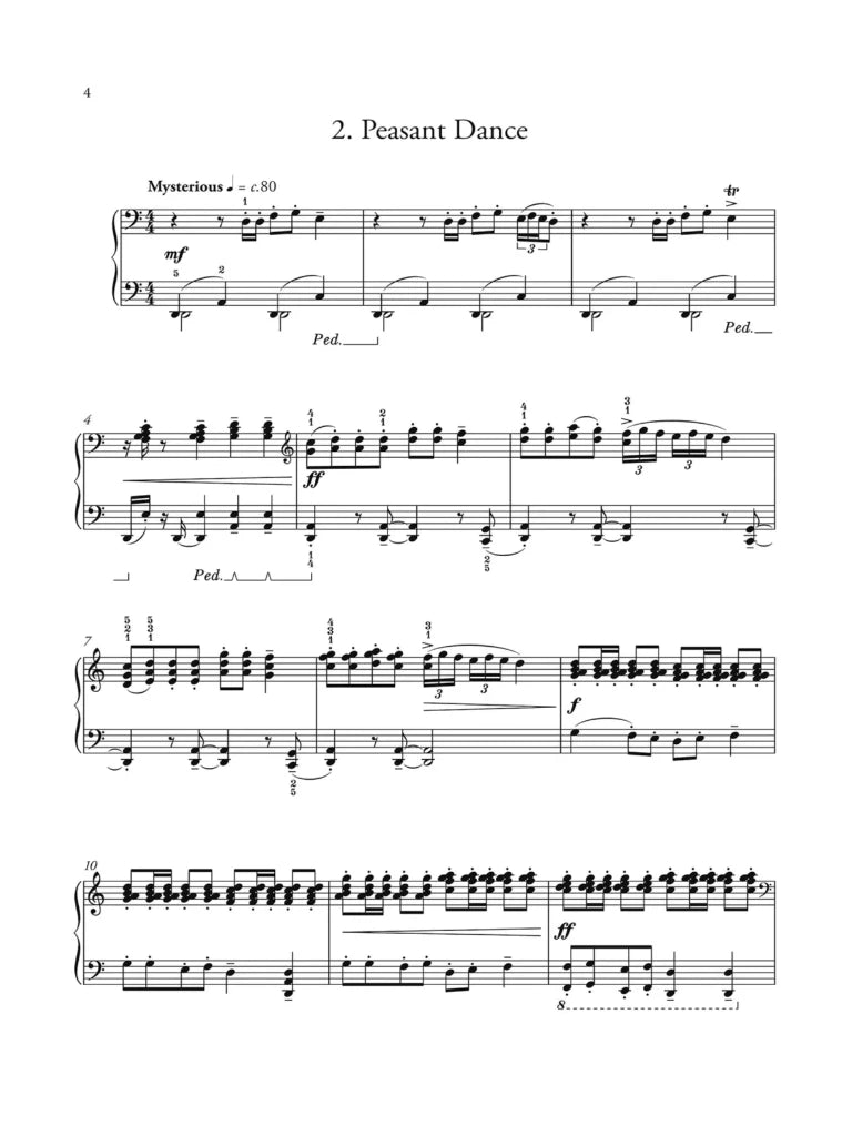 Bulgarian Sketches for Solo Piano