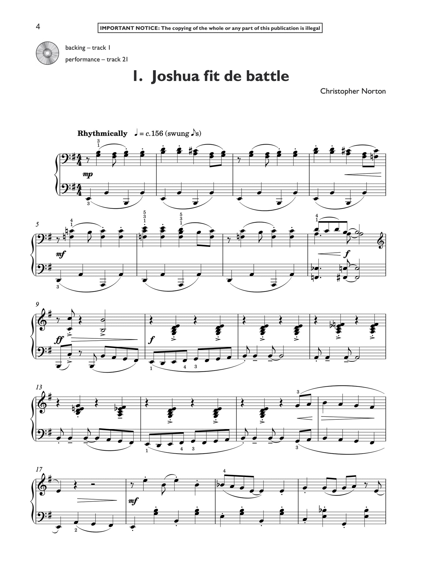 The Christopher Norton Concert Collection for Piano, vol. 2 (Book+CD)