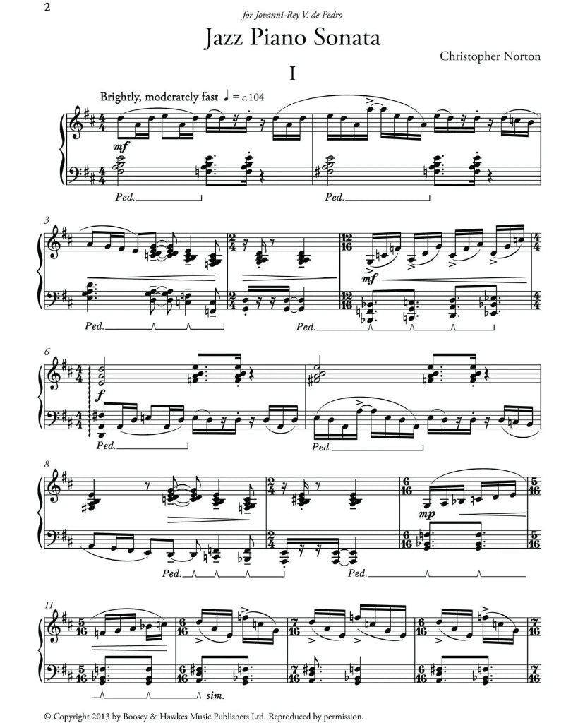 Jazz Piano Sonata