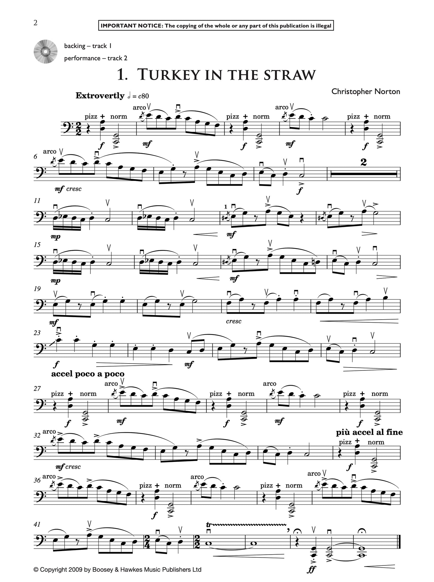 The Christopher Norton Concert Collection for Cello (Book+CD)