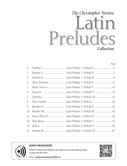 The Christopher Norton Latin Preludes Collection