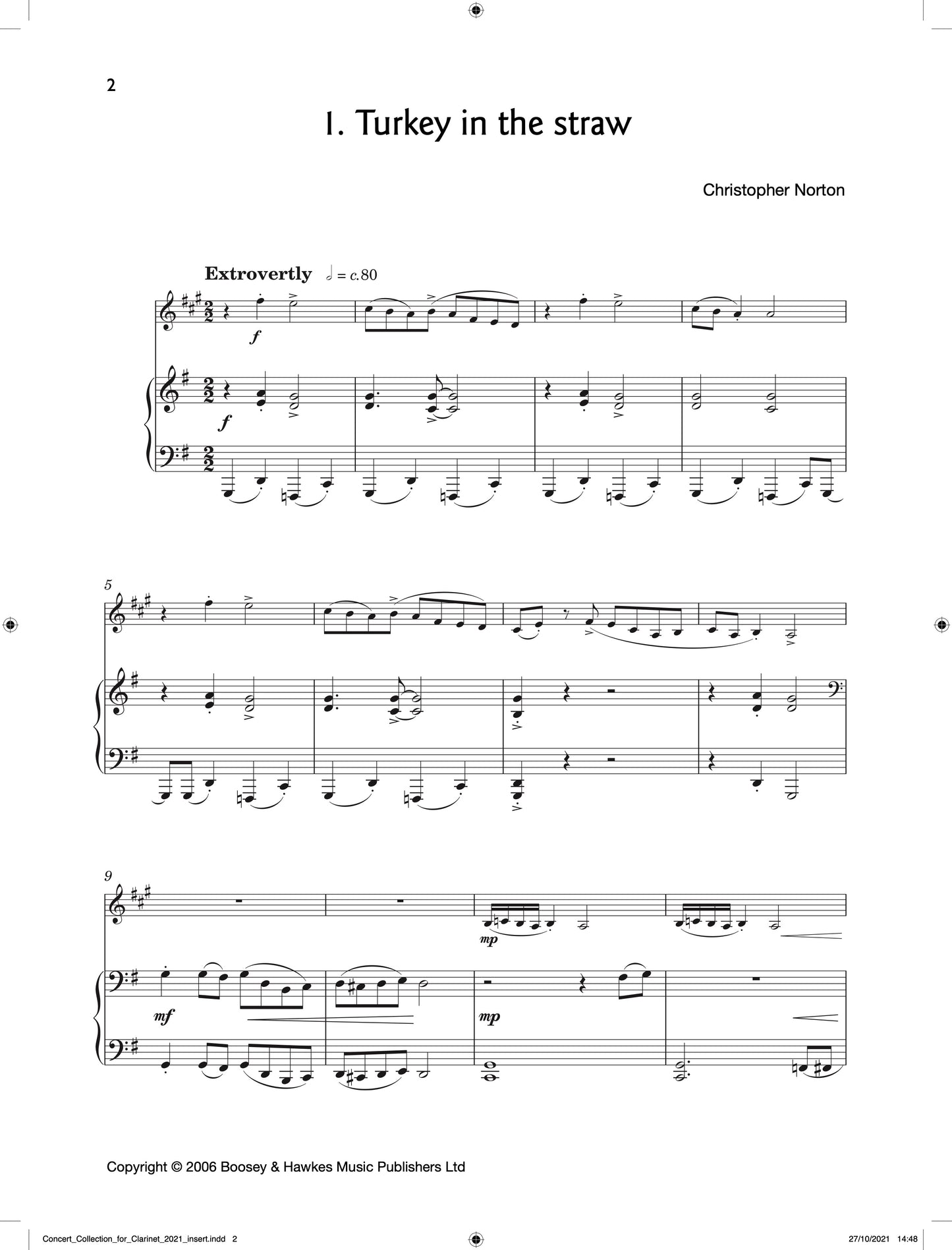 The Christopher Norton Concert Collection for Clarinet