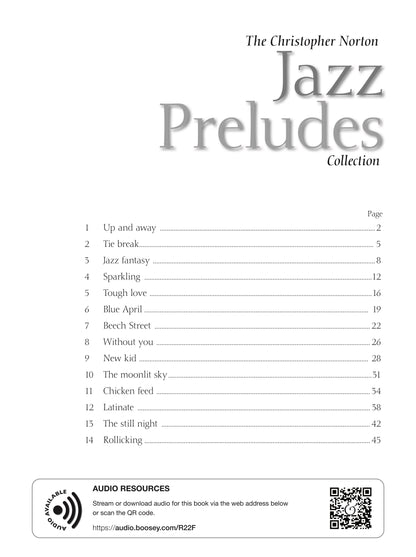 The Christopher Norton Jazz Preludes Collection
