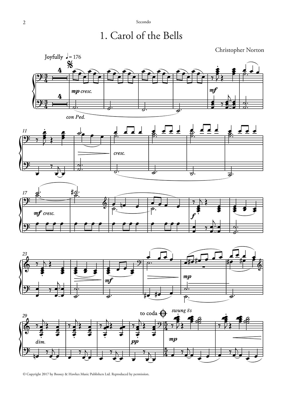 A Christmas Suite for Piano Duet