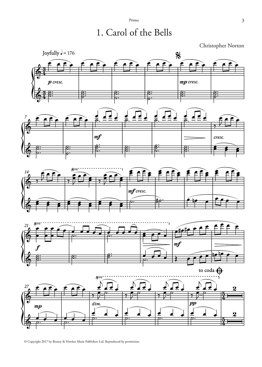 A Christmas Suite for Piano Duet