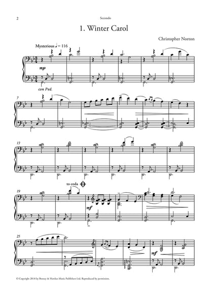 A Second Christmas Suite for Piano Duet