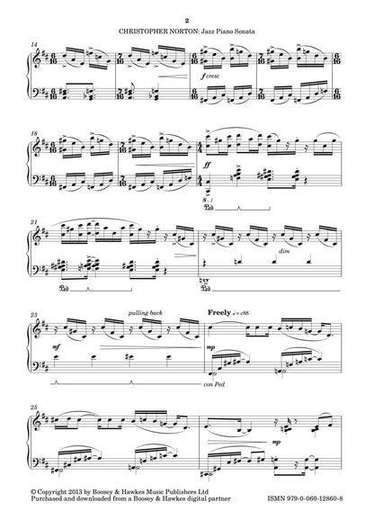 Jazz Piano Sonata (Digital Download)