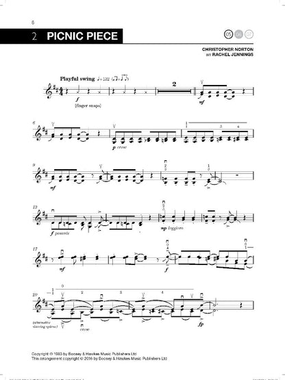 Microjazz Expansions for Violin