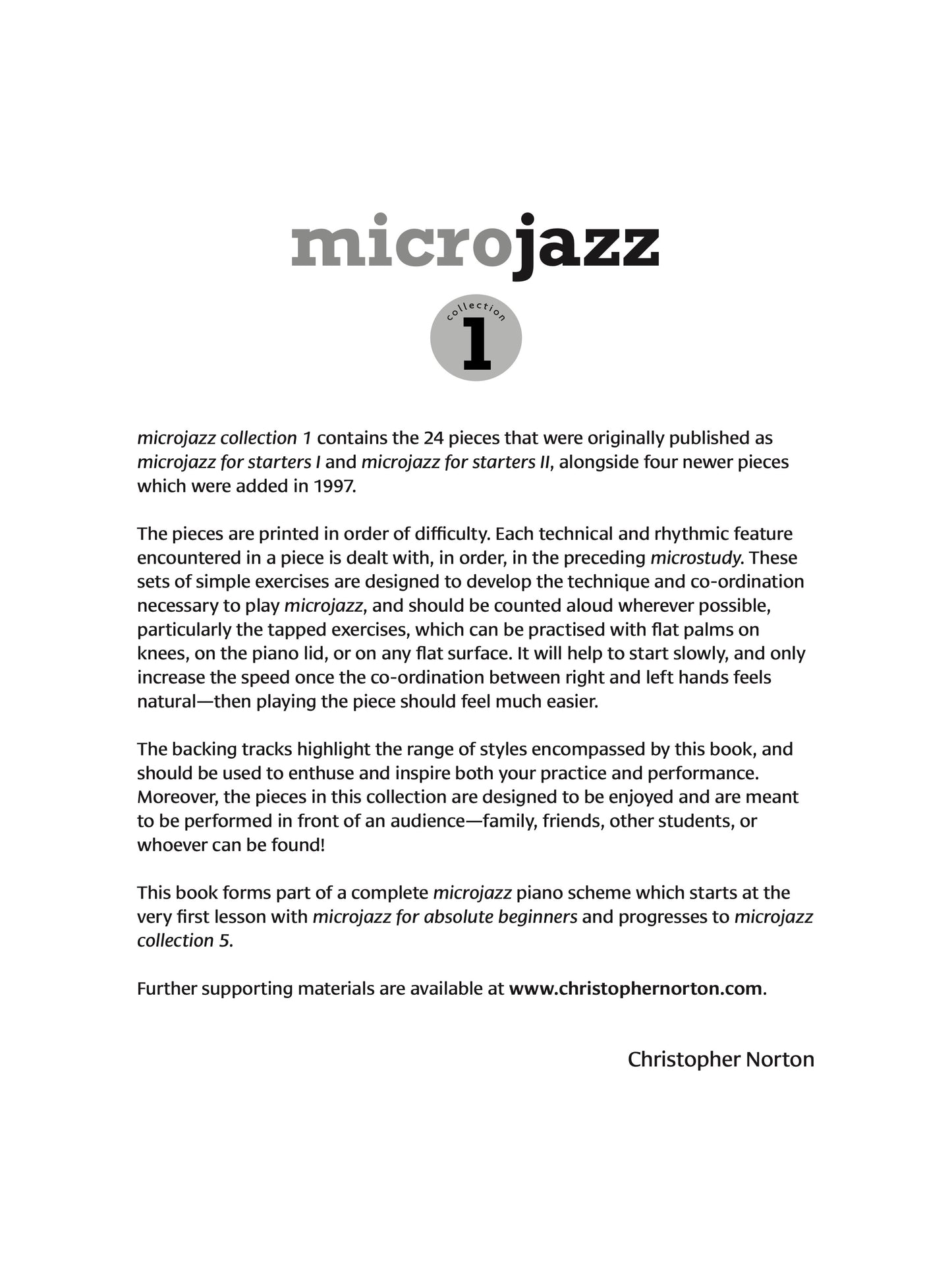 Microjazz Collection 1
